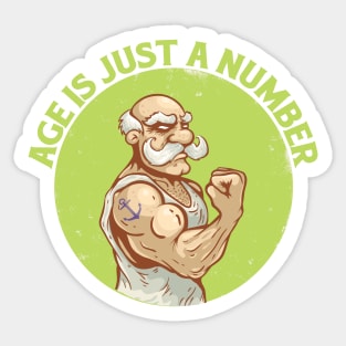 Age is just a number! Sticker